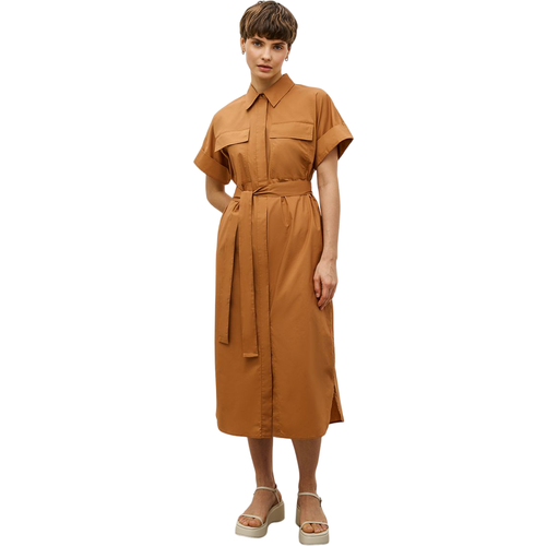 Платье BAON женское, модель: B4523028, цвет: CAFE AU LAIT, размер: M