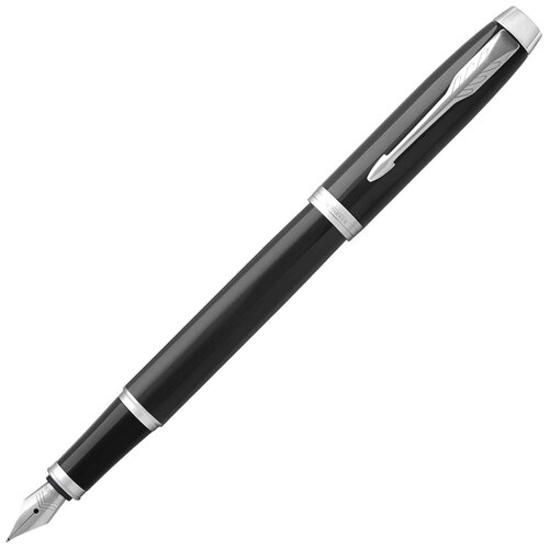 Ручка перьевая Parker IM Core F321 Black CT F сталь нержавеющая (подарочная коробка)