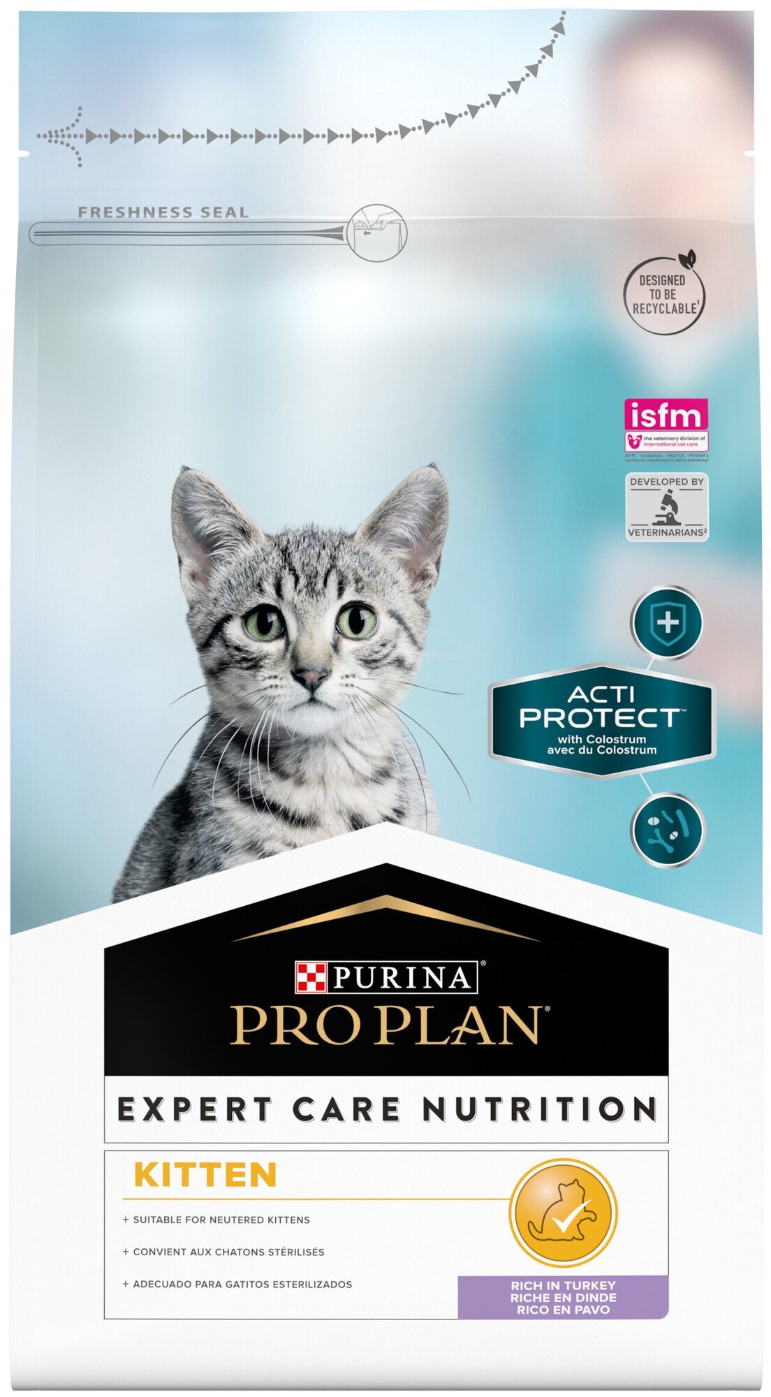 Pro Plan Acti Protect корм для котят Индейка, 1,5 кг.