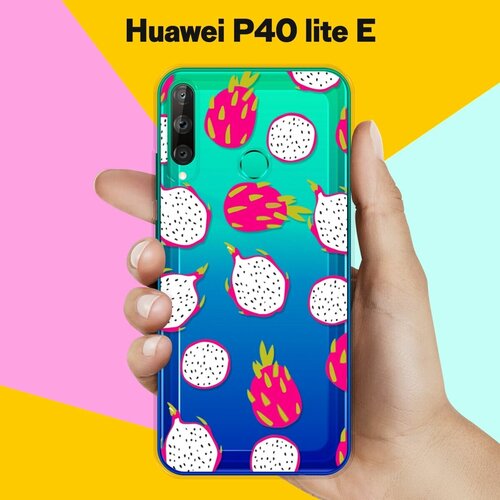 Силиконовый чехол Питайя на Huawei P40 Lite E силиконовый чехол на huawei p40 lite e хуавей п40 лайт е добрый кот