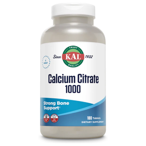 Таблетки KAL Calcium Citrate 1000, 240 г, 1000 мг, 90 шт.