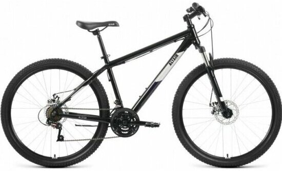 Altair Горный велосипед AL 27,5 D (27,5" 21 ск. рост. 19") 2022, черный/серебристый, RBK22AL27235