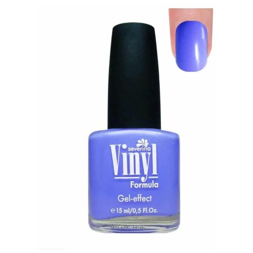 Лак с гелевым эффектом Vinyl № 16 severina верхнее покрытие vinyl top glossy coat прозрачный 15 мл