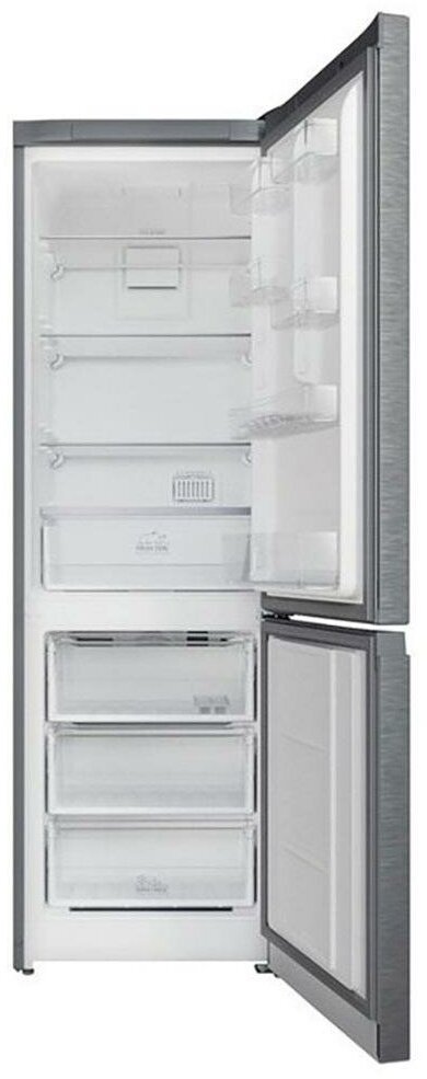 Холодильник HOTPOINT-ARISTON HTR 5180 MX, двухкамерный, нержавеющая сталь - фото №4