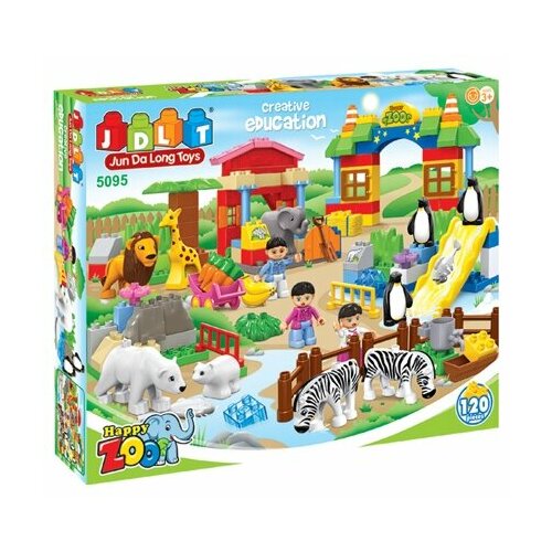 JDLT Happy Zoo 5095, 120 дет. jdlt funny pasture 5209 60 дет