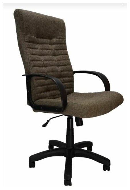 Кресло офисное ЯрКресло Кр26 ТГ Пласт К32 (ткань Крафт темно-серая)