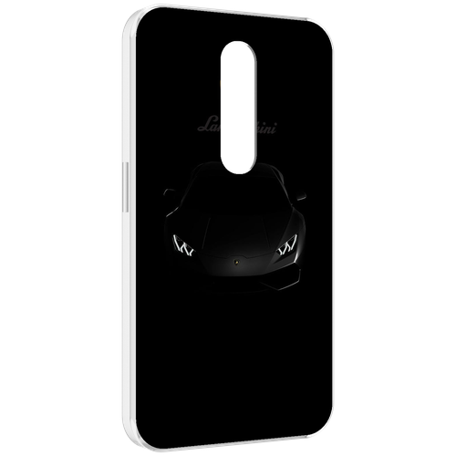 Чехол MyPads lambo ламба 4 мужской для Motorola Moto X Force (XT1585 / XT1581) задняя-панель-накладка-бампер чехол mypads mini мини 4 для motorola moto x force xt1585 xt1581 задняя панель накладка бампер