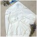 Комплект крестильный из 3 предметов: платье, уголок и чепчик. Ткань: интерлок-пенье. Цвет: молочный белый. Для крещения девочек и мальчиков, размер 62