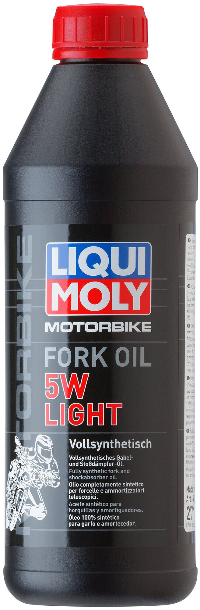 2716 LiquiMoly Синтетическое масло для вилок и амортизаторов Motorbike Fork Oil Light 5W 1л