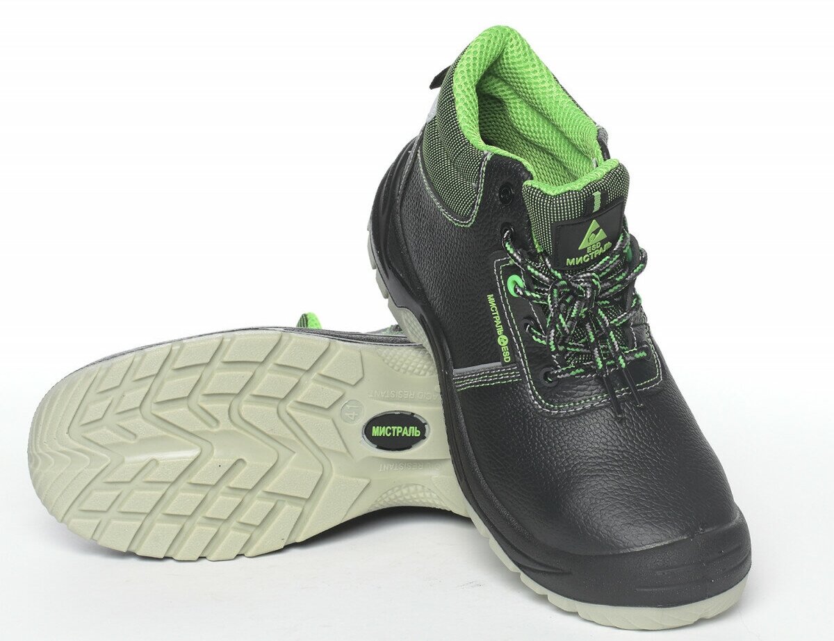 Ботинки антистатические мистраль ESD SJ8055C с поликарбонатным подноском. Тип обуви: Ботинки. Размер:40