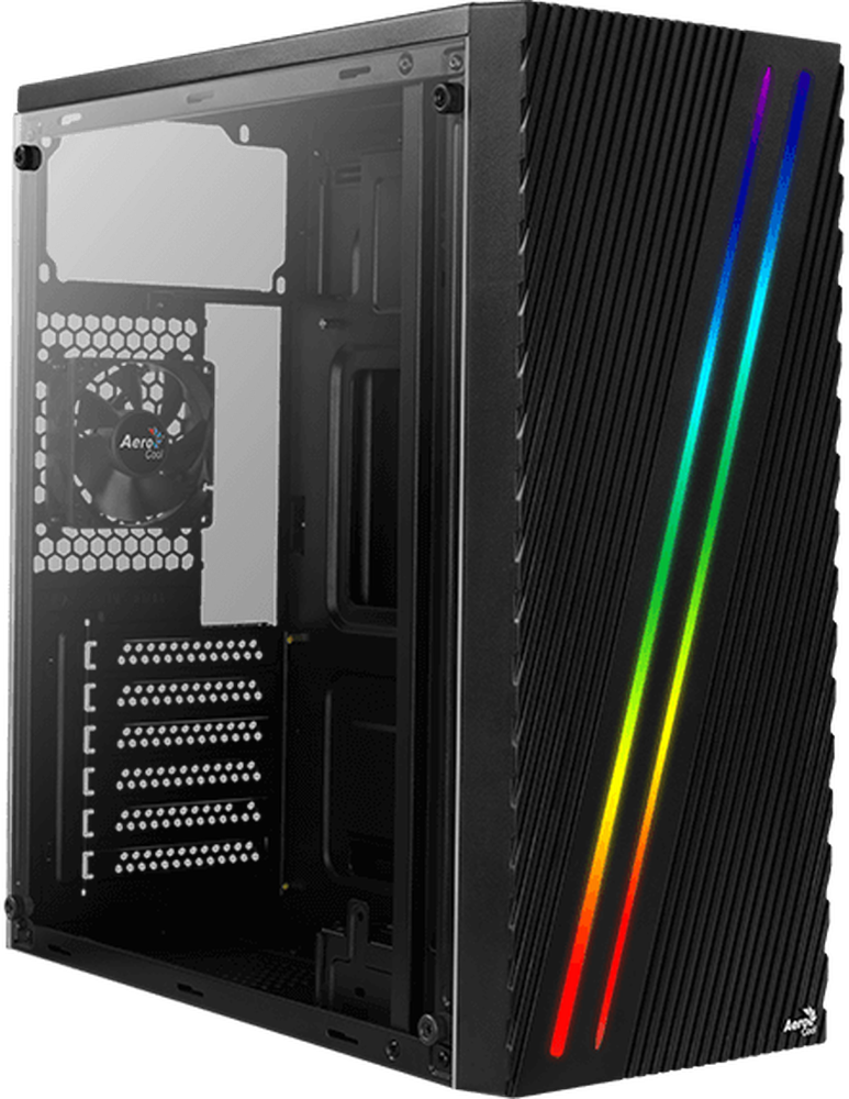 Корпус ATX Miditower AeroCool Streak Black