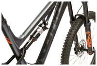 Горный (MTB) велосипед KONA Process 153 SE (2018) matt charcoal w/black/orange decals L (178-190) (т