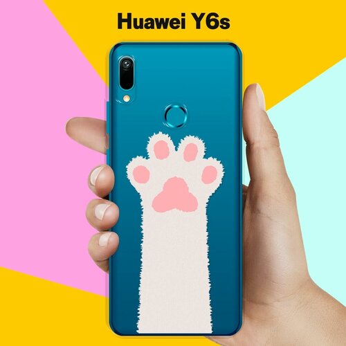 Силиконовый чехол Лапа на Huawei Y6s