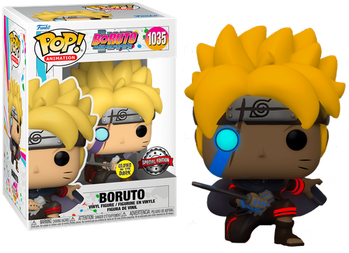 Фигурка Funko POP! Боруто - Печать Кама Эксклюзив Светится в темноте (Boruto - with Marks) №1035