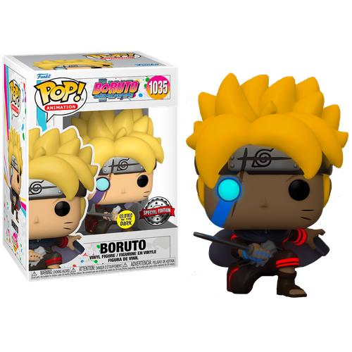 Фигурка Funko POP! Боруто - Печать Кама Эксклюзив Светится в темноте (Boruto - with Marks) №1035