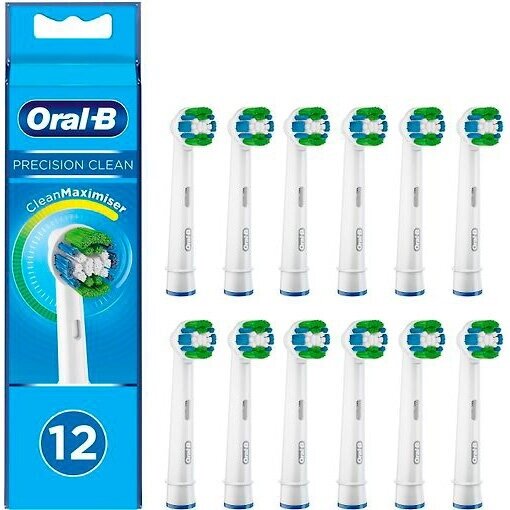 Набор насадок Oral-B Precision Clean CleanMaximiser для электрической щетки, белый, 12 шт. (планшет 3x4)