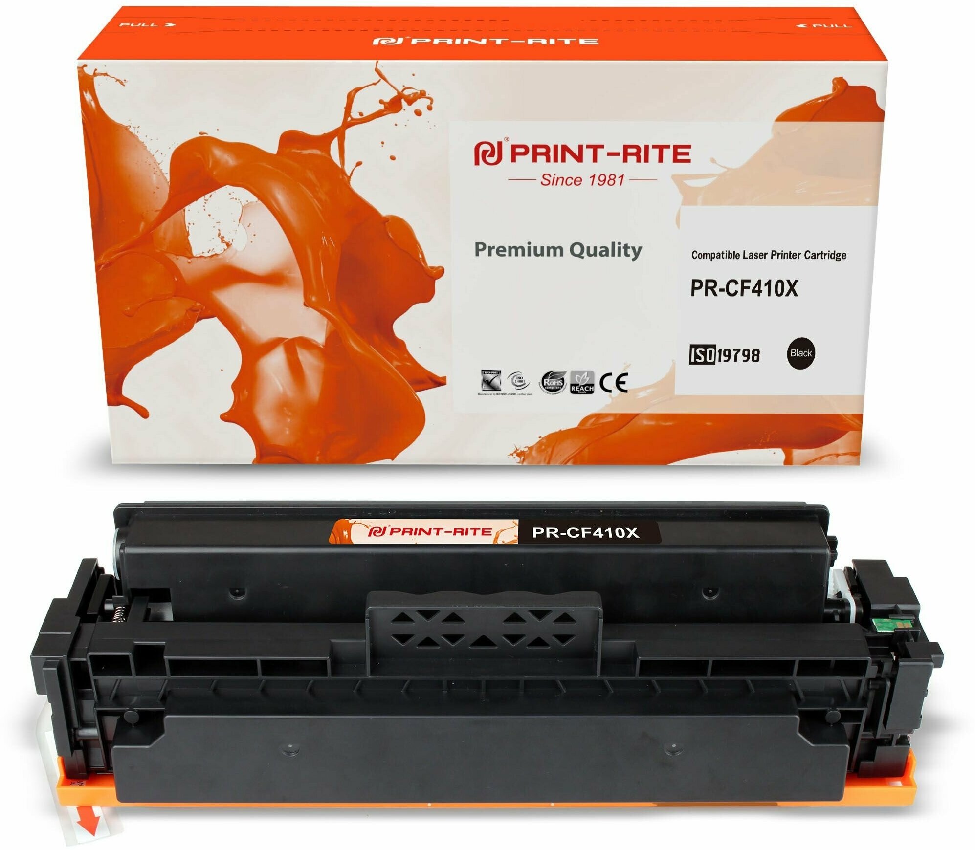Print-Rite PR-CF410X картридж лазерный (HP 410X - CF410X) черный 6500 стр