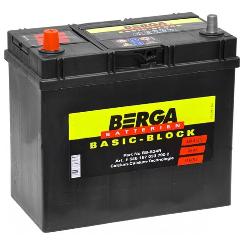 фото Автомобильный аккумулятор berga bb-b24r