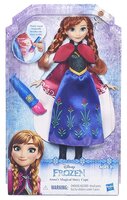 Кукла Hasbro Холодное сердце Анна в волшебном плаще, 28 см, B6701