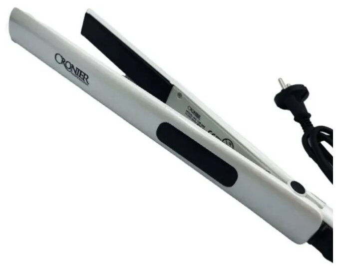 Выпрямитель для волос, Инфракрасный утюжок CRONIER CR-962 ,белый - фотография № 1