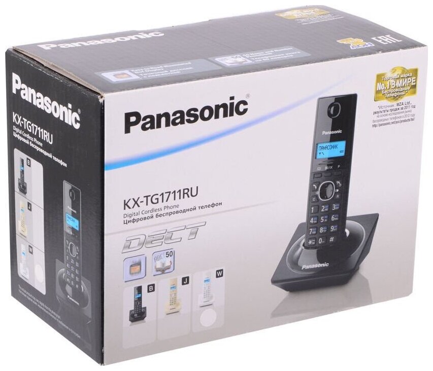 Panasonic KX-TG1711 (белый) - фото №18