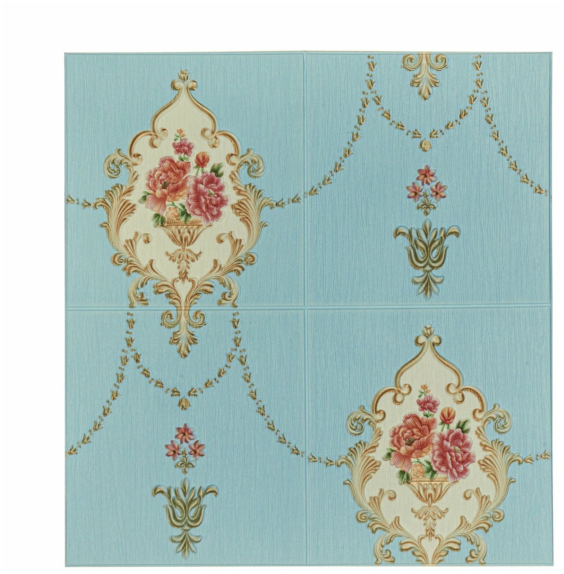 фото Панель ПВХ самоклеящаяся стеновая Lako Decor Барроко