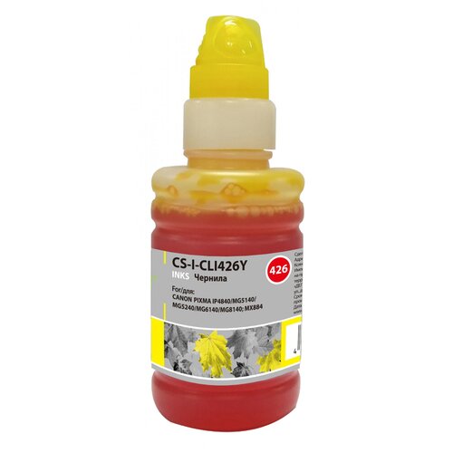 Чернила YELLOW 100ML MG5140 CS-I-CLI426Y CACTUS