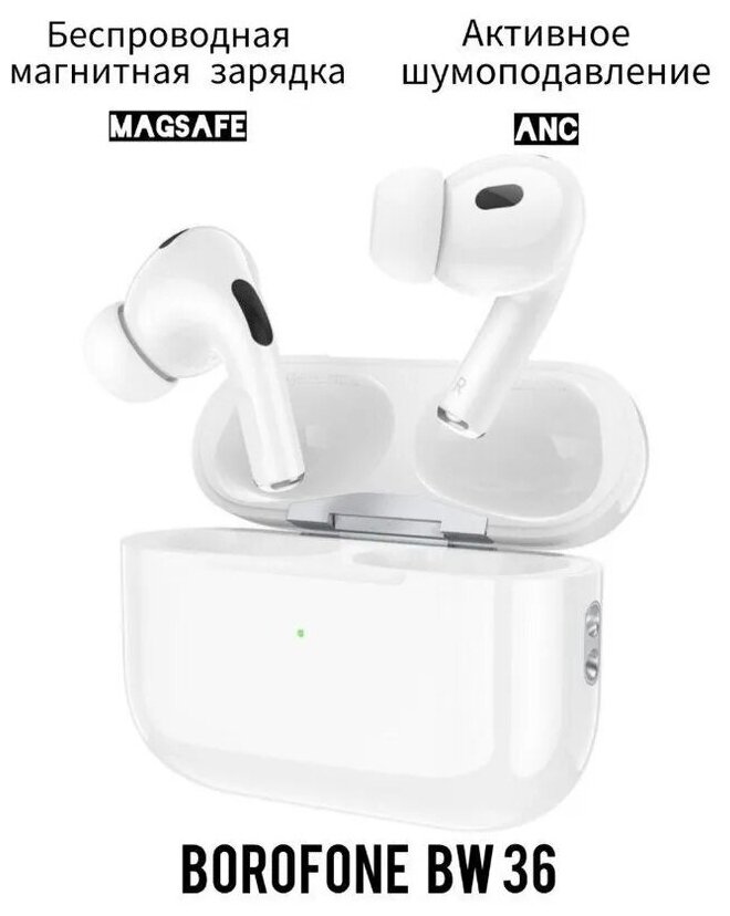 Наушники Borofone BW36 White 6941991100291 - фото №2
