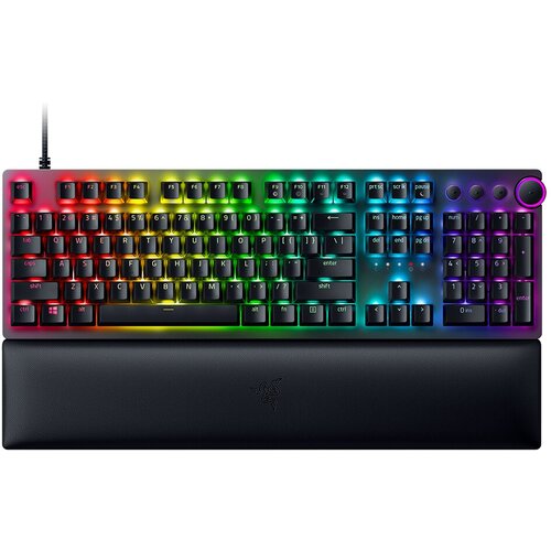 Игровая клавиатура Razer Huntsman V2 Razer Linear Optical Switch Red, черный, русская razer huntsman v2 red switch черный