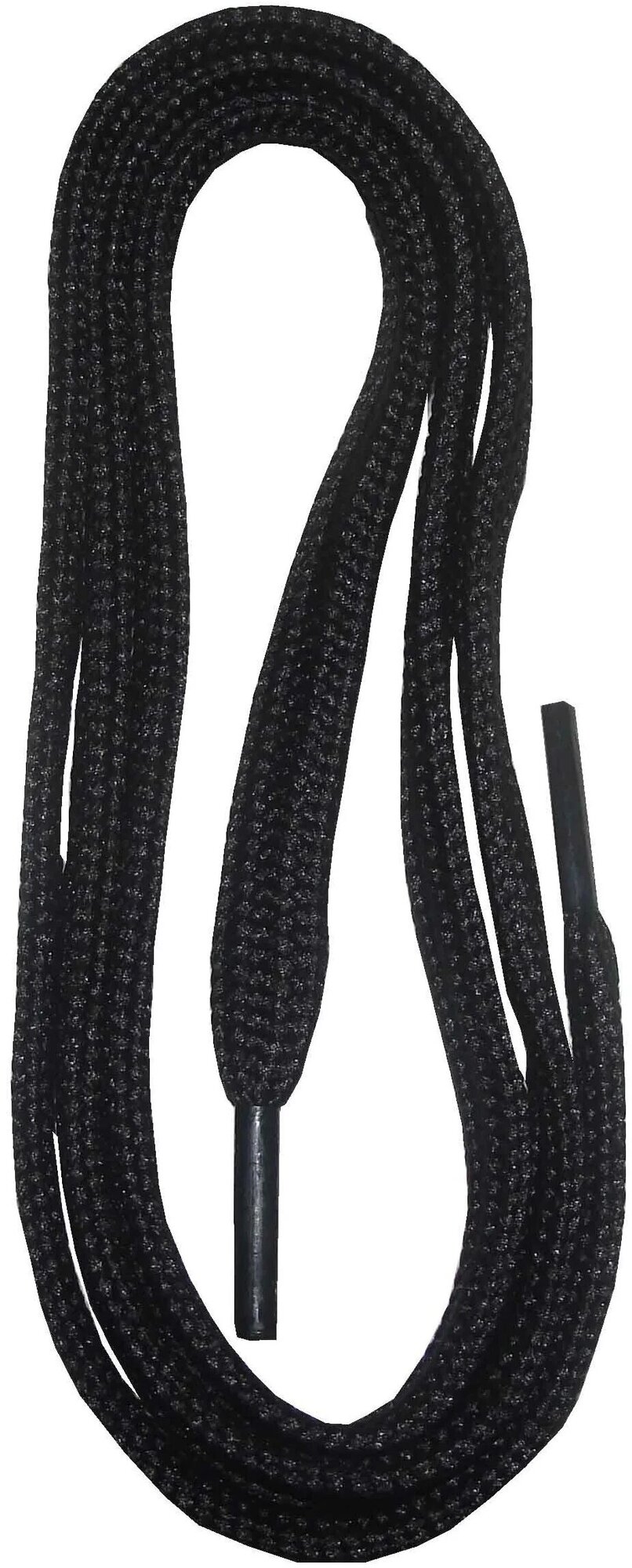 Шнурки 100 см плоские черные, 1пара (2 шт.)