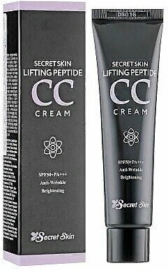 SS Крем CC подтягивающий пептидный SECRETSKIN LIFTING PEPTIDE CC CREAM 30мл - фотография № 4