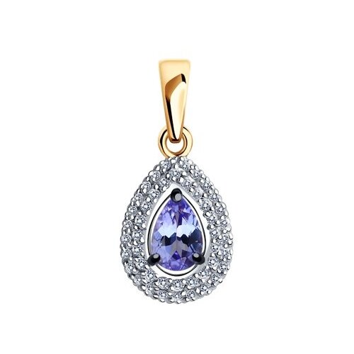 фото Sokolov подвеска из золота с бриллиантами и танзанитом 6034056