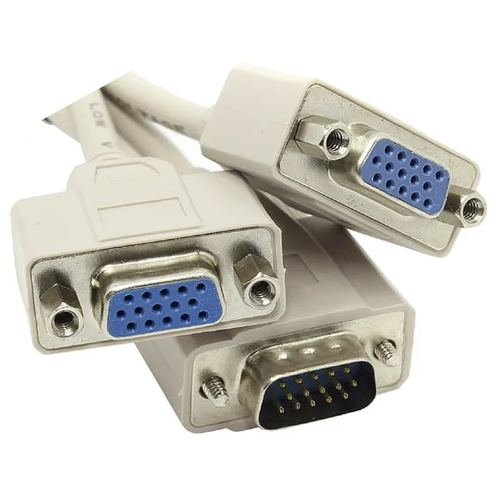 фото Разветвитель VCOM VGA - 2x VGA (VVG6530) 0.3 м белый