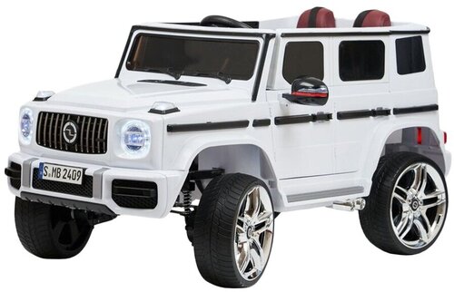 Детский электромобиль Toyland Mercedes Benz G63 (высокая дверь) Белый