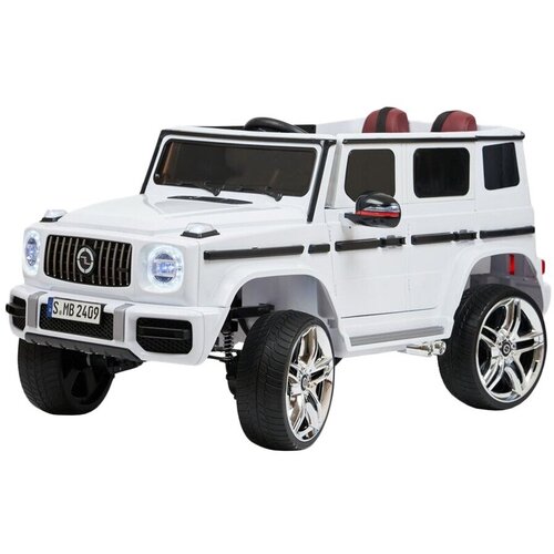 Детский электромобиль Toyland Mercedes Benz G63 (высокая дверь) Белый