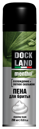 Арнест 03799 Пена для бритья Dockland "Menthol", 200 мл