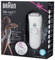 Эпилятор Braun 7561 Silk-epil 7 + триммер белый