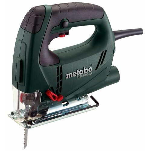 электролобзик metabo steb 70 quick коробка 570 вт зелeный Электролобзик Metabo STEB 80 Quick, 590 Вт зеленый