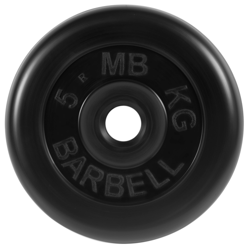 фото Диск mb barbell стандарт mb-pltb26 5 кг черный