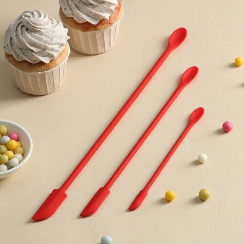 Набор лопаток Петит 30305 см 3 шт цвет красный 791₽