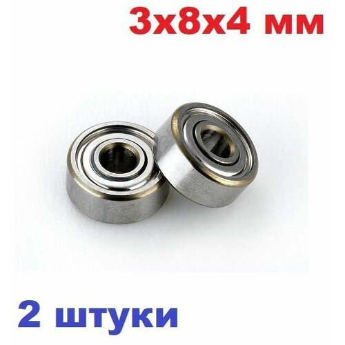 Подшипник 3х8х4 мм (2 шт.) шариковый подшипник 3x8x4 mm 693ZZ MR830ZZ запчасти EMQ Z3 V3 Mini