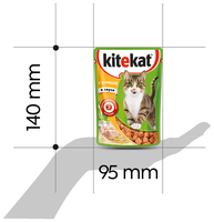 Корм для кошек Kitekat (0.085 кг) 1 шт. Сочные кусочки. С курицей в соусе 0.085 кг 1