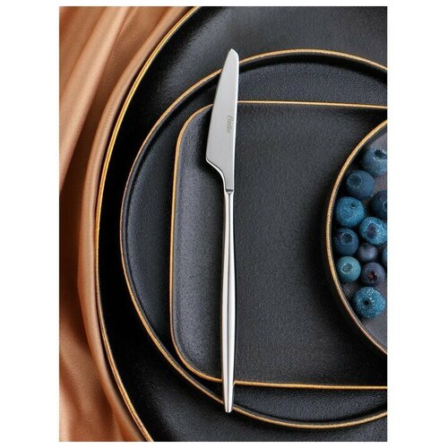BATTA Нож десертный «Торнбери», h=19,6 см, толщина 7,5 мм, цвет серебряный