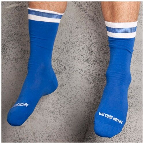 Мужские носки Barcode Berlin, 1 пара, классические, размер L-XL, синий