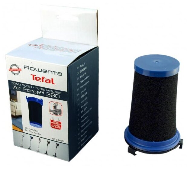 Фильтр для пылесоса Tefal X-Pert Essential 260, Air Force 360, Air Force 360 Essential, X-Pert Essential 260