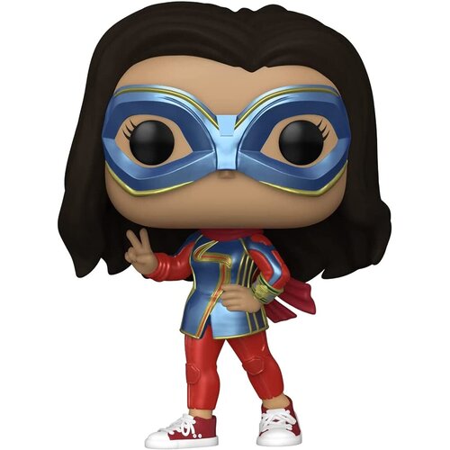 Фигурка Funko POP! TV Bobble Marvel Ms. Marvel Ms. Marvel (1077) 59495 фигурка funko pop tv ms marvel красный кинжал red dagger из сериала мисс марвел 59498 10 см