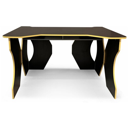 Игровой стол Нева кухня СК 14, 75х135х80, ЛДСП, венге, кромка желтая