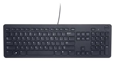 Клавиатура DELL KB113 wired keyboard Black USB