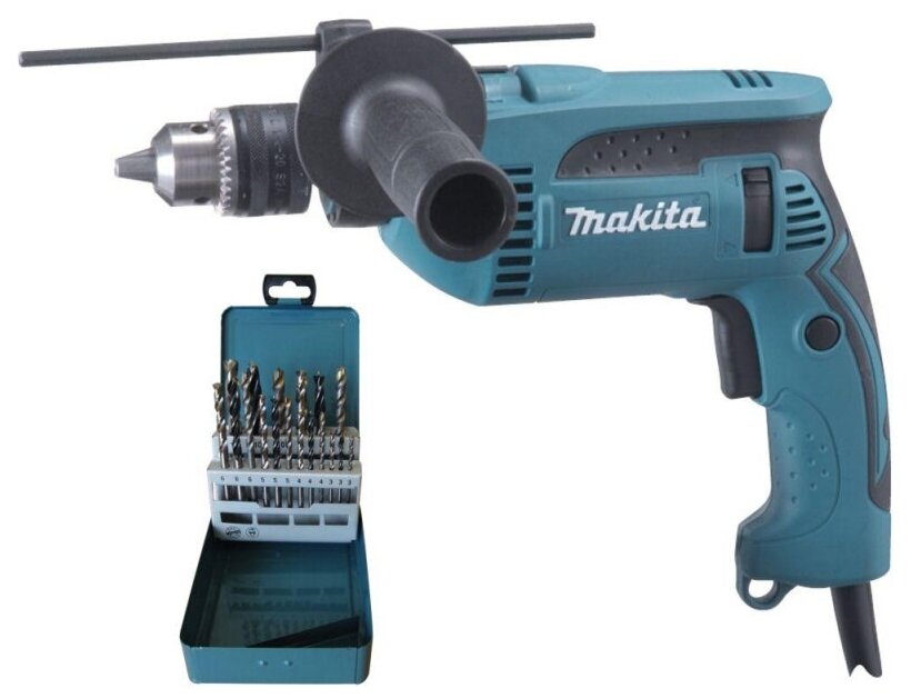 Дрель Makita ударная HP1640X4 - фотография № 6