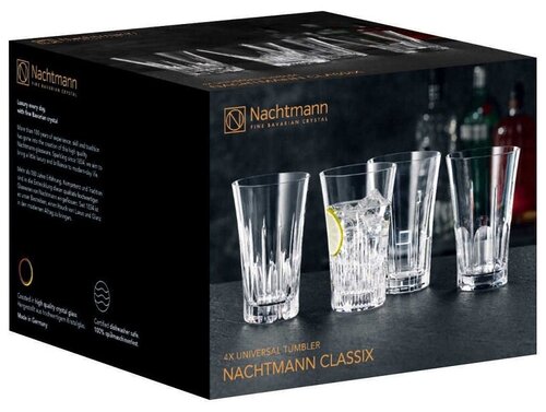 NACHTMANN CLASSIX - Набор стаканов 4 шт. высоких 344 мл, Nachtmann